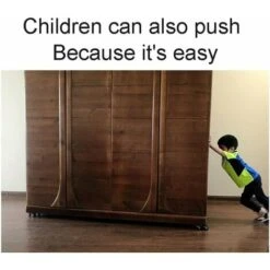 Héloise Lève-porte/meuble Ensemble De 5 Pièces De Meubles élévateurs Faciles à Déplacer, Système De Levage Et De Déplacement D'appareils Lourds, Levier Chariot Meubles Roulettes ( Size : 5 Piece Set ) -Fispool Magasin 79319931 3