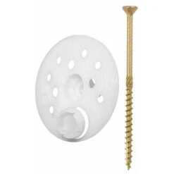 100 Rondelles D'isolation D.60 Mm + Vis à Bois L. 120 Mm -Fispool Magasin 80148810 4