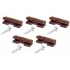 5x Connecteur Queue D'aronde à Visser Plastique Marron Invisible Meunuiserie Bois Meuble Clipsage Moulure Fenêtre Klick -Fispool Magasin 80237128 1