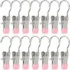 Pince à Crochet De 20 Pièces Pour Bottes, Pince à Crochet Rose, Pince à Crochet, Pince à Crochet Pour Vêtements - Pince Portative En Acier Inoxydable Pour Les Voyages à Domicile