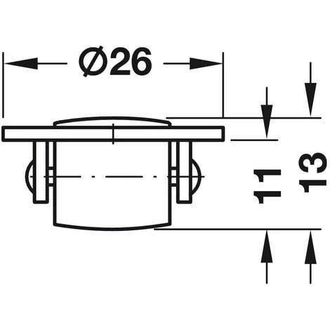 4x Roulette Fixe Complément Plaque Ferrure Pivotante 360° Ø26mm Hauteur 13mm Plastique Delrin Et Acier Zingué Galet Meuble TV Rangement Plante Table Chaise 4 4x Roulette Fixe Complément Plaque Ferrure Pivotante 360° Ø26mm Hauteur 13mm Plastique Delrin Et Acier Zingué Galet Meuble TV Rangement Plante Table Chaise – Image 2