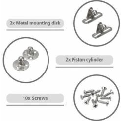 2PCS Vérins à Gaz 80N Verin Meuble Hydraulique Ressort Amortisseurs à Gaz D'origine Porte Armoire De Cuisine Bras Pneumatique -Fispool Magasin 80713990 4