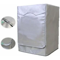 Housse De Sèche-linge à Pompe à Chaleur Pour Lave-linge, Housse Pour Lave-linge Et Sèche-linge à Chargement Frontal, 55 60 85 Cm, étanche, Anti-poussière, Anti-UV, Anti-âge -Fispool Magasin 81272016 3