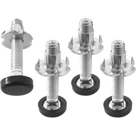 4x Vis Pied Réglable M8 X 70mm Meuble Chaise Ajustable Ecrou Griffe à Enfoncer Vérin Nivellement 3 4x Vis Pied Réglable M8 X 70mm Meuble Chaise Ajustable Ecrou Griffe à Enfoncer Vérin Nivellement