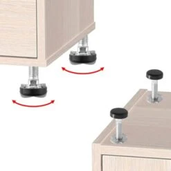 4x Vis Pied Réglable M8 X 70mm Meuble Chaise Ajustable Ecrou Griffe à Enfoncer Vérin Nivellement 8 4x Vis Pied Réglable M8 X 70mm Meuble Chaise Ajustable Ecrou Griffe à Enfoncer Vérin Nivellement -Fispool Magasin 81611501 2