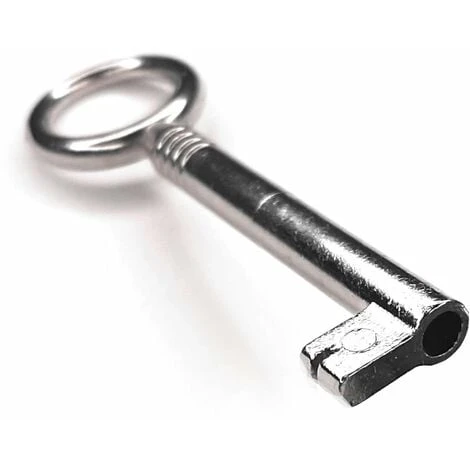 2x Clé De Meuble Ronde 70 Mm Chromé Remplacement Ancien Serrure Décoration Rustique Armoire Vintage 4 2x Clé De Meuble Ronde 70 Mm Chromé Remplacement Ancien Serrure Décoration Rustique Armoire Vintage – Image 2