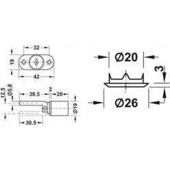 Fermeture Pivotante Centrale Avec Tringle 800mm Cylindre à Paillettes Et 2 Clés Pliantes Pour Montage Dans Façade Avant Serrure Meuble Casier Armoire Bureau Verrou Sécurité Protection Tige -Fispool Magasin 82790517 2
