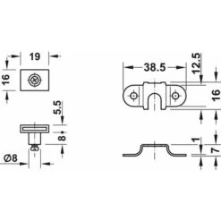 Fermeture Pivotante Centrale Avec Tringle 800mm Cylindre à Paillettes Et 2 Clés Pliantes Pour Montage Dans Façade Avant Serrure Meuble Casier Armoire Bureau Verrou Sécurité Protection Tige -Fispool Magasin 82790517 4