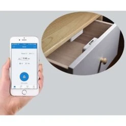 Serrure D'armoire Invisible Sans Clé App Bluetooth Télécommande Tiroir Intelligent Swtich Serrure Intelligente Fichier De Sécurité Sécurité à Domicile -Fispool Magasin 83700304 3