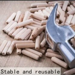 300pcs Chevilles En Bois 6mm 8mm 10mm Chevilles En Bois Assorties M6 M8 M10 Pour Meubles En Bois -Fispool Magasin 83995215 3