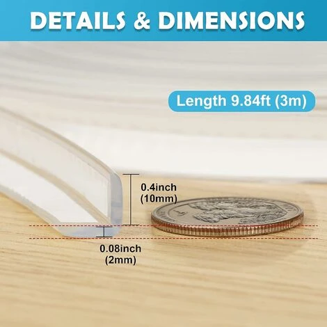 Protection Bebe De Table Et Meuble Transparent, Pré-adhésif Coin De Table Protection Bebe, Protecteur Des Bords Et Angles De Placard Pour Sécurité Bebe (300cm) 4 Protection Bebe De Table Et Meuble Transparent, Pré-adhésif Coin De Table Protection Bebe, Protecteur Des Bords Et Angles De Placard Pour Sécurité Bebe (300cm) – Image 2