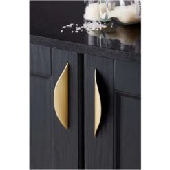 Boutons Et Poignées De Meubles,2PCS Poignée De Meubles Doré - Poignee Meuble Poignée Doré En Alliage De Zinc Distance De Trou 32mm -Fispool Magasin 84051430 3