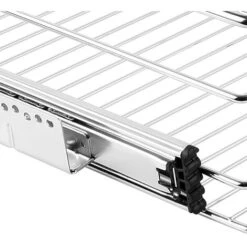 Skecten® 2 X Tiroir Téléscopique De Cuisine, Charge Max. 12 Kg, Rails Inclus, Panier De Rangement Coulissant, Pour Placard 46 Cm -Fispool Magasin 84694113 4