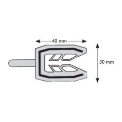 Cale Fourchette 701 PRUNIER SAS - Neutre - 30x40 Mm Pour Vis De Ø7 Mm - Boite 1000 - SCJP701 7 Cale Fourchette 701 PRUNIER SAS - Neutre - 30x40 Mm Pour Vis De Ø7 Mm - Boite 1000 - SCJP701 -Fispool Magasin 8495330 3