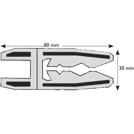 Cale Fourchette 702 PRUNIER SAS - Neutre - 30x80 Mm Pour Vis De Ø7 Mm - Boite 1000 - SCJP702 5 Cale Fourchette 702 PRUNIER SAS - Neutre - 30x80 Mm Pour Vis De Ø7 Mm - Boite 1000 - SCJP702 – Image 3