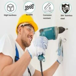 M6 304 Anneau En Acier Inoxydable Longue Vis Tige Filetée Boulon à Anneau 10PCS -Fispool Magasin 85507000 3