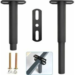 Pieds De Lit Réglables, Rétractables Et Robustes Pour Cadre De Lit, Pieds De Support En Métal, Convient Pour Armoire, Canapé, Lit, Pièces De Rechange 17,8 Cm à 33 Cm