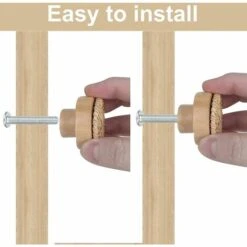 Lot De 12 Boutons De Commode Ronds En Rotin De Style Bohème - Fabriqués à La Main - Avec Vis - Pour Meubles En Bois - Pour Commode, Tiroirs, Armoire 10 Lot De 12 Boutons De Commode Ronds En Rotin De Style Bohème - Fabriqués à La Main - Avec Vis - Pour Meubles En Bois - Pour Commode, Tiroirs, Armoire -Fispool Magasin 85786916 4