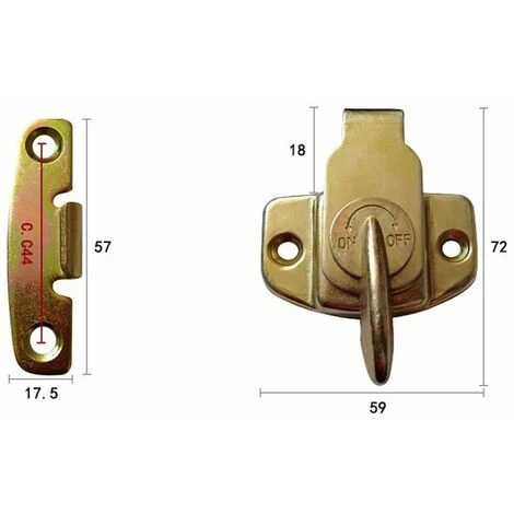 Verrous De Table En Métal Plaqué Couleur Pour Salle à Manger Serrure De Connexion De Table Serrure De Table à Manger Boucle En Ormeau Attache De Table à Grande Plaque- 4 Verrous De Table En Métal Plaqué Couleur Pour Salle à Manger Serrure De Connexion De Table Serrure De Table à Manger Boucle En Ormeau Attache De Table à Grande Plaque- – Image 2