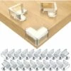 Protection Coin De Table Bébé, 20 Pièces Protections D’Angles Transparent Avec L'Adhésif Fort, Plus Grande, Anti-Choc -Fispool Magasin 85790253 1