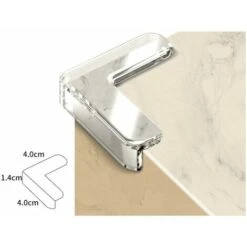 Protection Coin De Table Bébé, 20 Pièces Protections D’Angles Transparent Avec L'Adhésif Fort, Plus Grande, Anti-Choc -Fispool Magasin 85790253 5