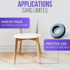 20x Patins Pour Meuble En Téflon Avec Vis - Ø 19 Mm (rond) - PTFE Patins Pour Meubles/Planeur PTFE (Teflon) Avec Vis -Fispool Magasin 86379493 4