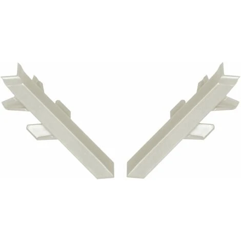 2x Connecteur Angle Extérieur Sortant Jonction D'angle 90° Pour Profil Décoratif Bande D'étanchéité Plinthe Finition Coin Plan De Travail Cuisine Salle De Bain Meuble Protection, En Plastique Gris-bei 3 2x Connecteur Angle Extérieur Sortant Jonction D'angle 90° Pour Profil Décoratif Bande D'étanchéité Plinthe Finition Coin Plan De Travail Cuisine Salle De Bain Meuble Protection, En Plastique Gris-bei