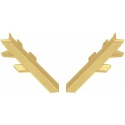 2x Connecteur Angle Extérieur Sortant Jonction D'angle 90° Pour Profil Décoratif Bande D'étanchéité Plinthe Finition Coin Plan De Travail Cuisine Salle De Bain Meuble Protection, En Plastique Marron C