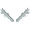 2x Connecteur Angle Extérieur Sortant Jonction D'angle 90° Pour Profil Décoratif Bande D'étanchéité Plinthe Finition Coin Plan De Travail Cuisine Salle De Bain Meuble Protection, En Plastique Gris