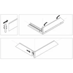 2x Connecteur Angle Extérieur Sortant Jonction D'angle 90° Pour Profil Décoratif Bande D'étanchéité Plinthe Finition Coin Plan De Travail Cuisine Salle De Bain Meuble Protection, En Plastique Beige 7 2x Connecteur Angle Extérieur Sortant Jonction D'angle 90° Pour Profil Décoratif Bande D'étanchéité Plinthe Finition Coin Plan De Travail Cuisine Salle De Bain Meuble Protection, En Plastique Beige -Fispool Magasin 86600945 3