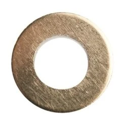 Bague De Paumelle Laiton Ordinaire N° 4 Épaisseur 2 Mm Ø Extérieur 13.5 Mm Pour Paumelles 160 Ø Intérieur 7 Mm