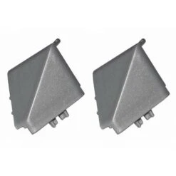 2x Connecteur Angle Extérieur Sortant Jonction D'angle 90° Pour Profil Décoratif Bande D'étanchéité Plinthe Raccordement Plan De Travail Finition Cuisine Salle De Bain Meuble Protection, En Plastique