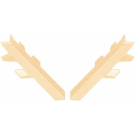2x Connecteur Angle Extérieur Sortant Jonction D'angle 90° Pour Profil Décoratif Bande D'étanchéité Plinthe Finition Coin Plan De Travail Cuisine Salle De Bain Meuble Protection, En Plastique Jaune-be 3 2x Connecteur Angle Extérieur Sortant Jonction D'angle 90° Pour Profil Décoratif Bande D'étanchéité Plinthe Finition Coin Plan De Travail Cuisine Salle De Bain Meuble Protection, En Plastique Jaune-be