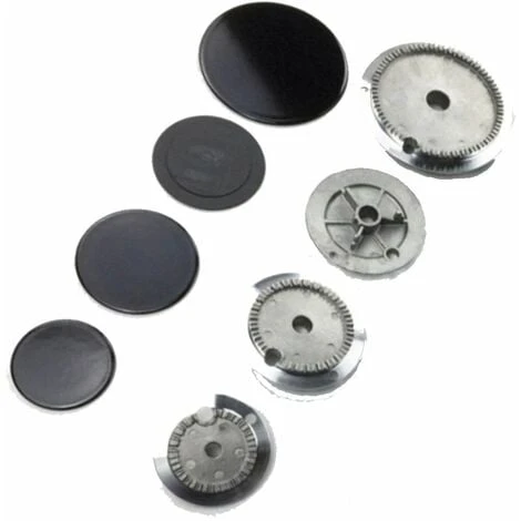 Kit 4 Chapeaux Et 4 Brûleurs (3540003039, 3540004037) Plaque De Cuisson ELECTROLUX, AEG, FAURE, ARTHUR MARTIN ELECTROLUX, ZANUSSI 3 Kit 4 Chapeaux Et 4 Brûleurs (3540003039, 3540004037) Plaque De Cuisson ELECTROLUX, AEG, FAURE, ARTHUR MARTIN ELECTROLUX, ZANUSSI