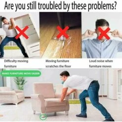 DHKLFA 24pcs Patins En Teflon Pour Meubles 20 Mm (Rond) - Patins Glisseurs Pour Meubles - Planeur Ptfe Patins Pour Meubles En Téflon Auto-Adhésif Patins De Meuble Pour Chaise Canapé Bureau Table -Fispool Magasin 87906293 2