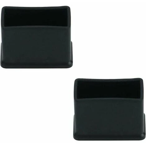 DHKLFA Lot De 12 Embouts De Protection Rectangulaires En Feutre De Caoutchouc Pour Pieds De Table Ou De Chaise Noir 15 X 30 Mm, 7 DHKLFA Lot De 12 Embouts De Protection Rectangulaires En Feutre De Caoutchouc Pour Pieds De Table Ou De Chaise Noir 15 X 30 Mm, – Image 5