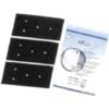 Lot De 3 Filtres Mousse (481010716911) Sèche-linge KITCHENAID, BAUKNECHT, LADEN, PRIVILEG, WHIRLPOOL, MAYTAG