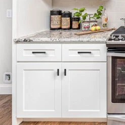 Lot De 10 Poignées De Porte De Placard En Acier Inoxydable Poignées De Porte Armoire Cuisine Noir Entraxe 96mm Avec Vis -Fispool Magasin 88042477 4