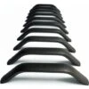 10X Poignées De Porte Boutons De Tiroir Cuisine Armoire Poignées Placard Tiroir Chambre Meubles Tirer Noir Entraxe 96mm