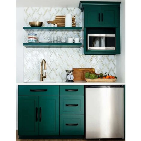 10X Poignées De Porte Boutons De Tiroir Cuisine Armoire Poignées Placard Tiroir Chambre Meubles Tirer Noir Entraxe 96mm 6 10X Poignées De Porte Boutons De Tiroir Cuisine Armoire Poignées Placard Tiroir Chambre Meubles Tirer Noir Entraxe 96mm – Image 4