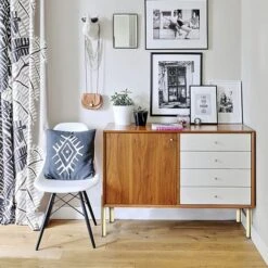 4 Pcs Pied De Meuble Moderne En Fer Pieds De Canapé De Rechange Avec Vis Pour Table Lit Armoire Doré - 13cm -Fispool Magasin 88042493 5