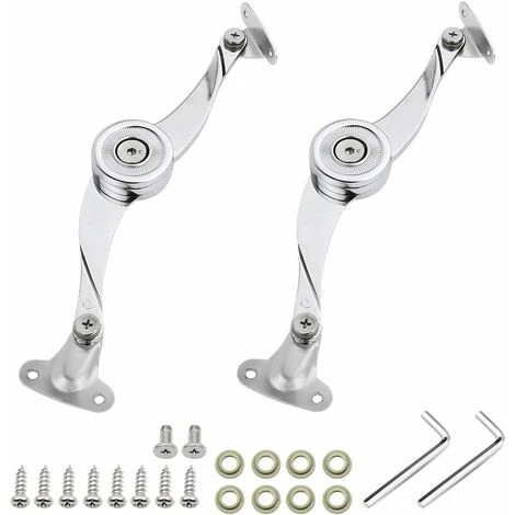 2 Pièces Ascenseur Support Charnière, Réglable Ascenseur Support Charnière Charnière Pour Porte De Meuble, Armoire, Haut De Placard, Coffre à Jouet 3 2 Pièces Ascenseur Support Charnière, Réglable Ascenseur Support Charnière Charnière Pour Porte De Meuble, Armoire, Haut De Placard, Coffre à Jouet