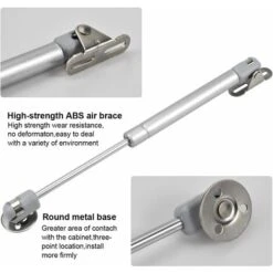 2 Pcs Verin Meuble Hydraulique Ressort Amortisseurs à Gaz D'origine Porte Armoire De Cuisine Bras Pneumatique Pour Levage De Porte Armoire Meuble Cuisine Amortisseur Charniè (100N) -Fispool Magasin 88919975 4