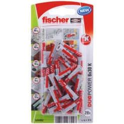 Blister 28 Chevilles D´expansion Duopower ø6x30mm 534993 Fischer