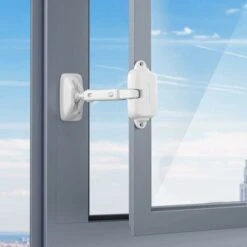 1 Pièce Réglable Fenêtre Espace Taille Bébé Fenêtre Limiteur De Fenêtre, Serrure De Sécurité Fenêtre à L’épreuve Des Enfants Pour Enfants Et Animaux De Compagnie (1 Pièce Blanc)