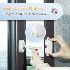 1 Pièce Réglable Fenêtre Espace Taille Bébé Fenêtre Limiteur De Fenêtre, Serrure De Sécurité Fenêtre à L’épreuve Des Enfants Pour Enfants Et Animaux De Compagnie (1 Pièce Blanc) -Fispool Magasin 89376931 5
