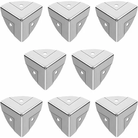 Lot De 8 Protections D'angle Galvanisées à Trois Côtés Pour Appareil Photo 3 Lot De 8 Protections D'angle Galvanisées à Trois Côtés Pour Appareil Photo