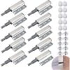 10 PCS Push To Open Aimant Poussoir Porte Placard Loquet Magnetique,Tampon Amortisseur Pour Armoire Tiroir,Ouvre Et Ferme La Porte Avec Pression Pour La Porte De L'armoire,Tiroir,Meuble Et Placard
