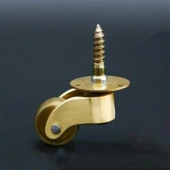 Roulettes 4X Roulettes Pivotantes Roulettes De Meubles En Laiton Roulettes De Transport Roulettes Pivotantes Roulettes Silencieuses Pour Meubles, Appareils Et équipements Petit Mini Ro -Fispool Magasin 90031407 4