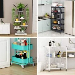 4 Roulettes Pivotantes Pour Meubles 2 Avec Frein-25mm Jusqu'à 40KG - Mini Roulette Sans Traces Au Sol Pour Charge Lourde-Roue En Caoutchouc Pour Chariot -Fispool Magasin 90266951 4